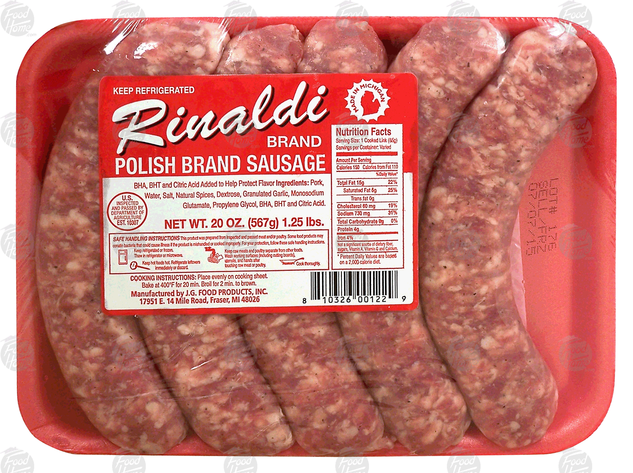 Rinaldi  polish brand sausage, 5-count Full-Size Picture